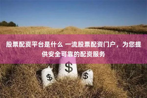 股票配资平台是什么 一流股票配资门户，为您提供安全可靠的配资服务